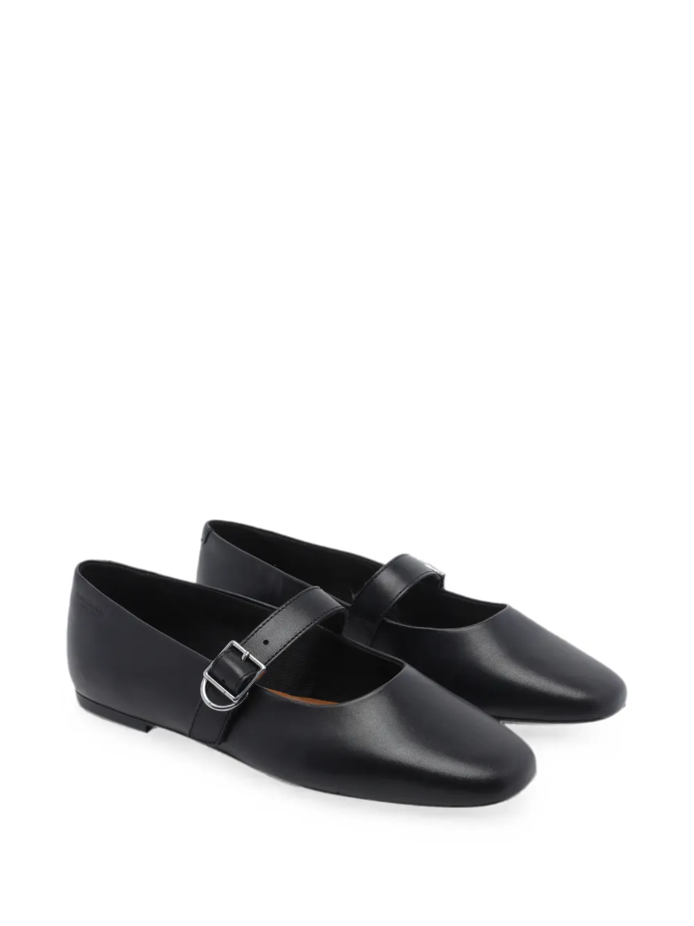 VAGABOND Jolin buckle-fastening ballet flats Zwart