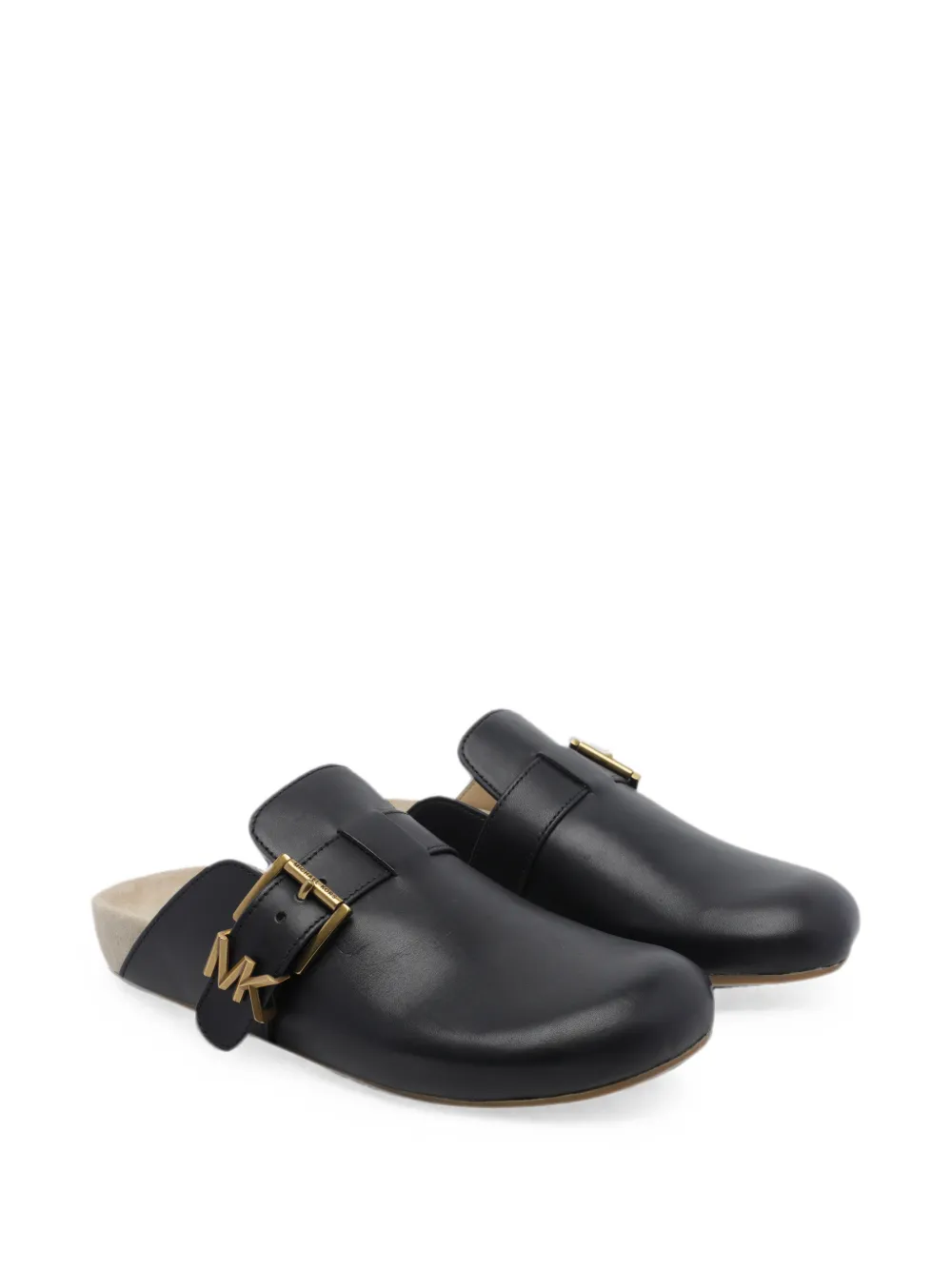 Michael Kors Greer buckle-detail mules Zwart
