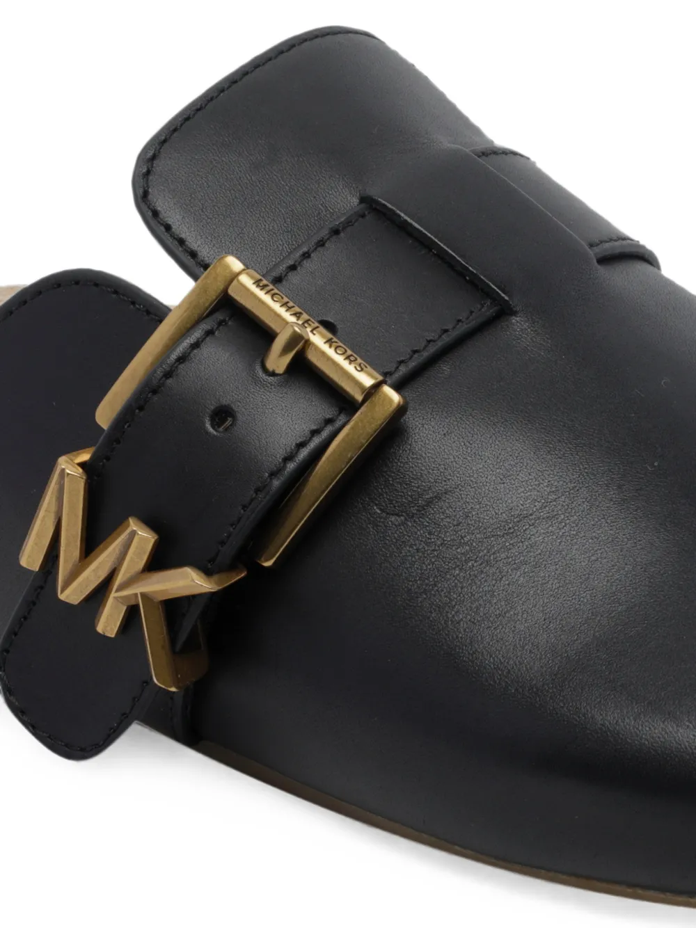 Michael Kors Greer buckle-detail mules Zwart