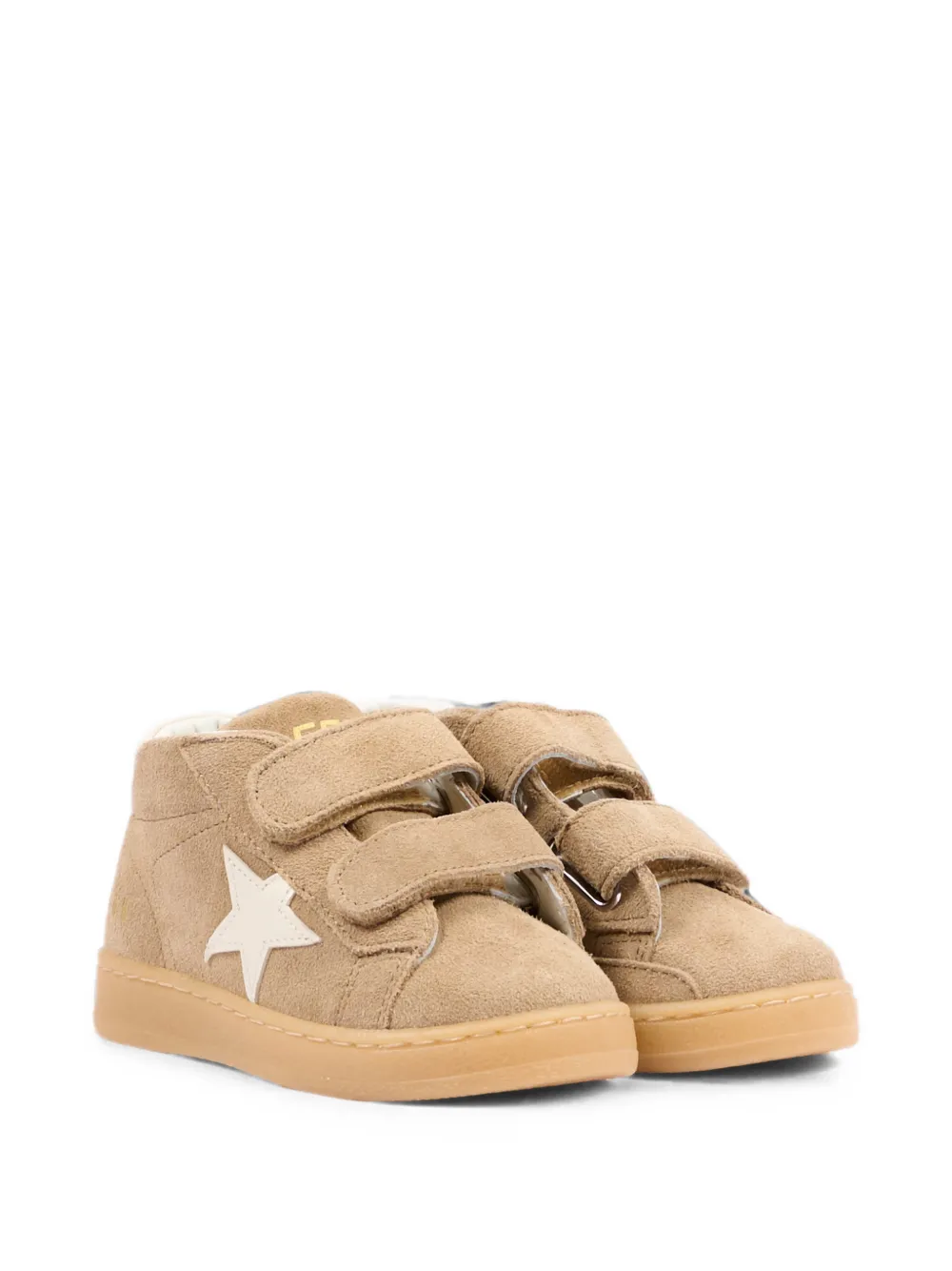 Golden Goose Kids June Ballstar star-patch sneakers Beige