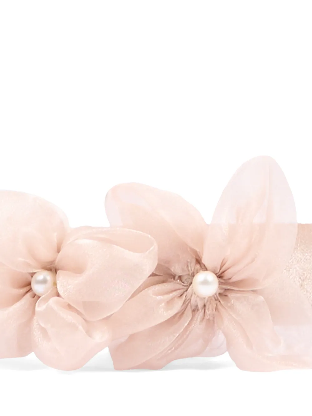 Mayoral Haarband met imitatieparel en bloemapplicatie Roze