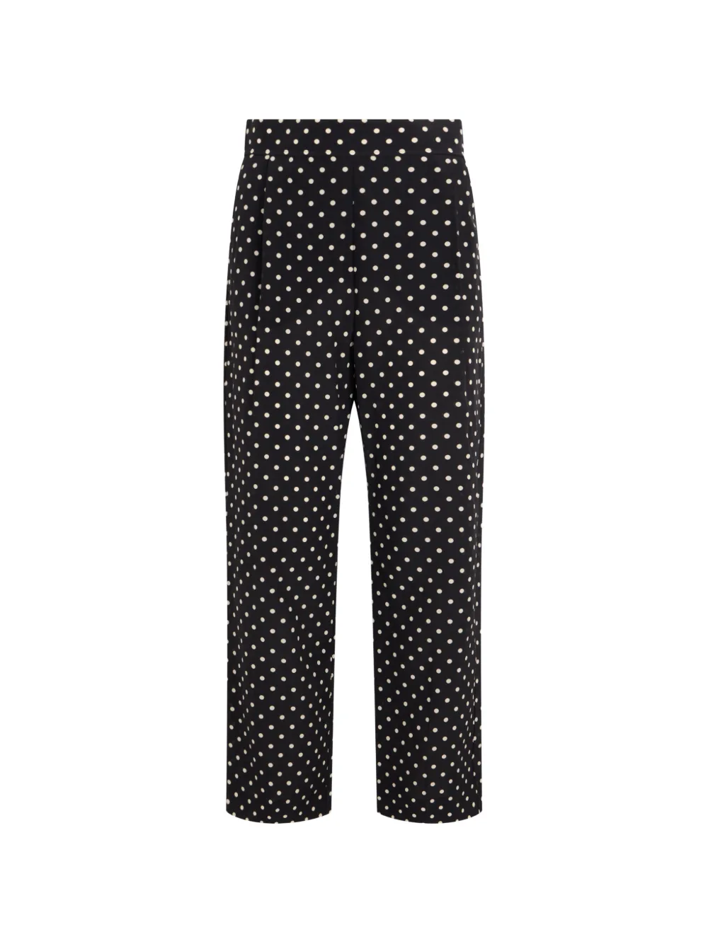 Valentino Garavani polka-dot silk trousers - Nero