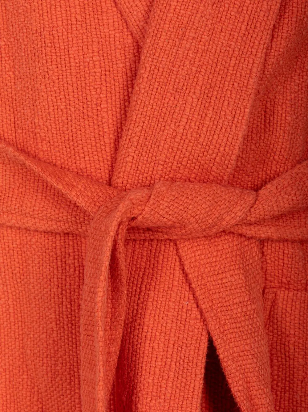 Marrakshi Life Belted Shawl-collar Kimono in Orange, view 3