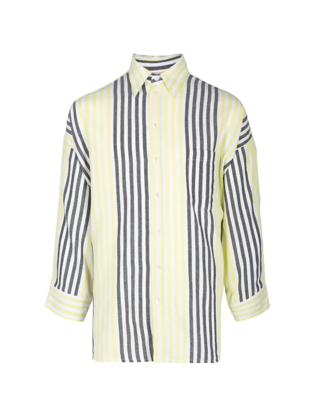 Marrakshi Life stripe-pattern shirt - Giallo