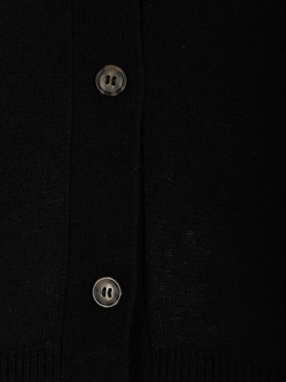 Le Kasha Lyss V-neck button-up cardigan Zwart