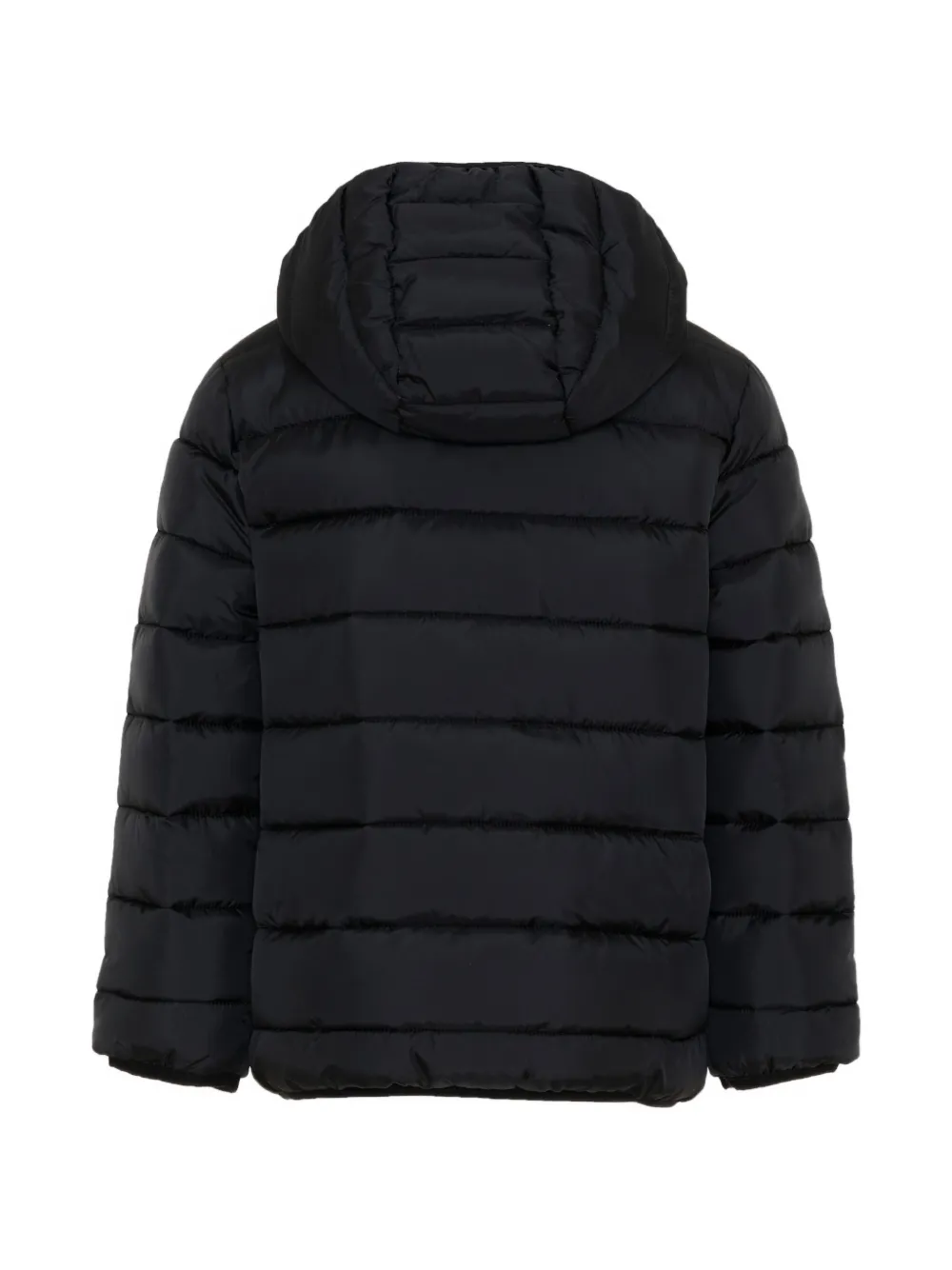 Calvin Klein Kids Gewatteerd jack met logoprint Zwart