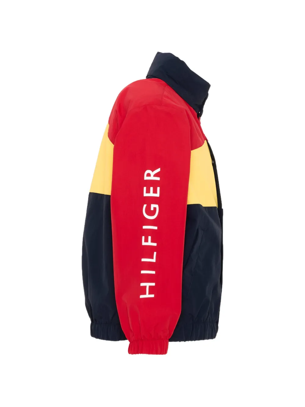Tommy Hilfiger Junior Jack met colourblocking en logopatch Blauw