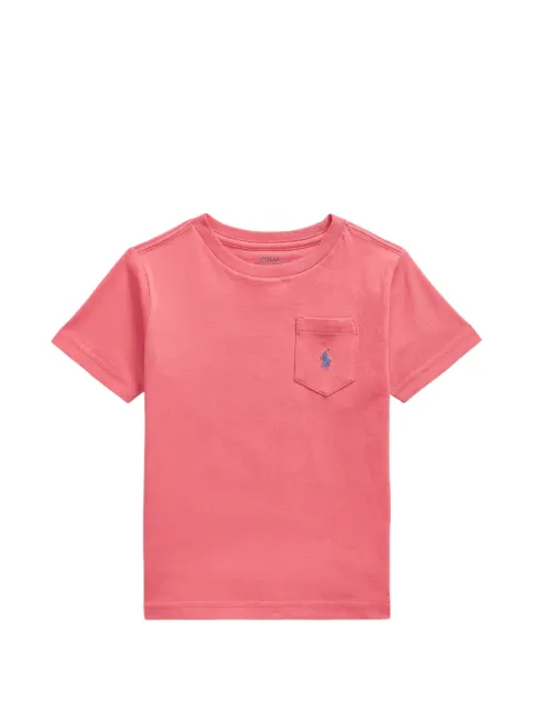 POLO RALPH LAUREN KIDS Pony-embroidered pocket T-shirt