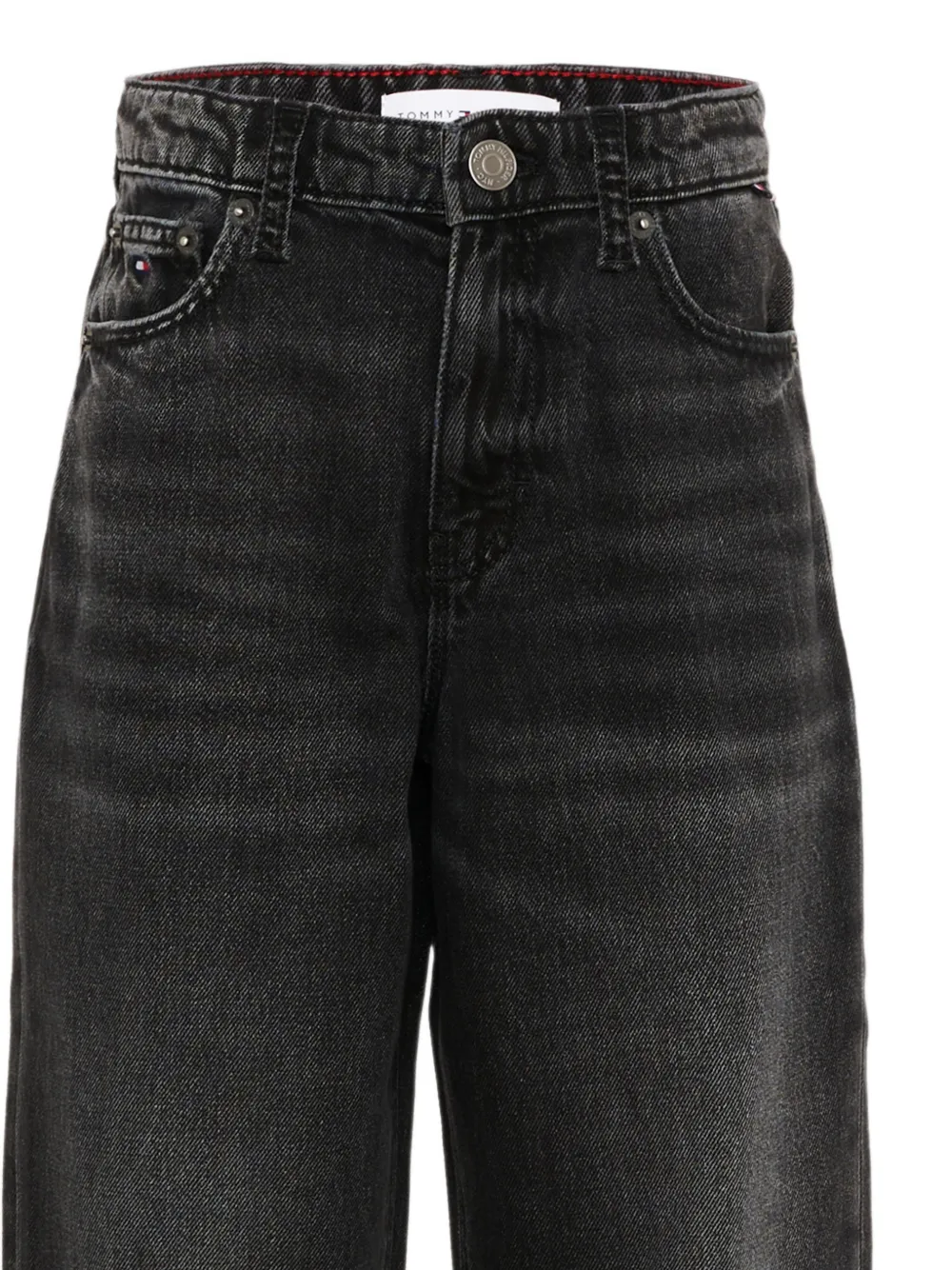 Tommy Hilfiger Junior Straight jeans Zwart