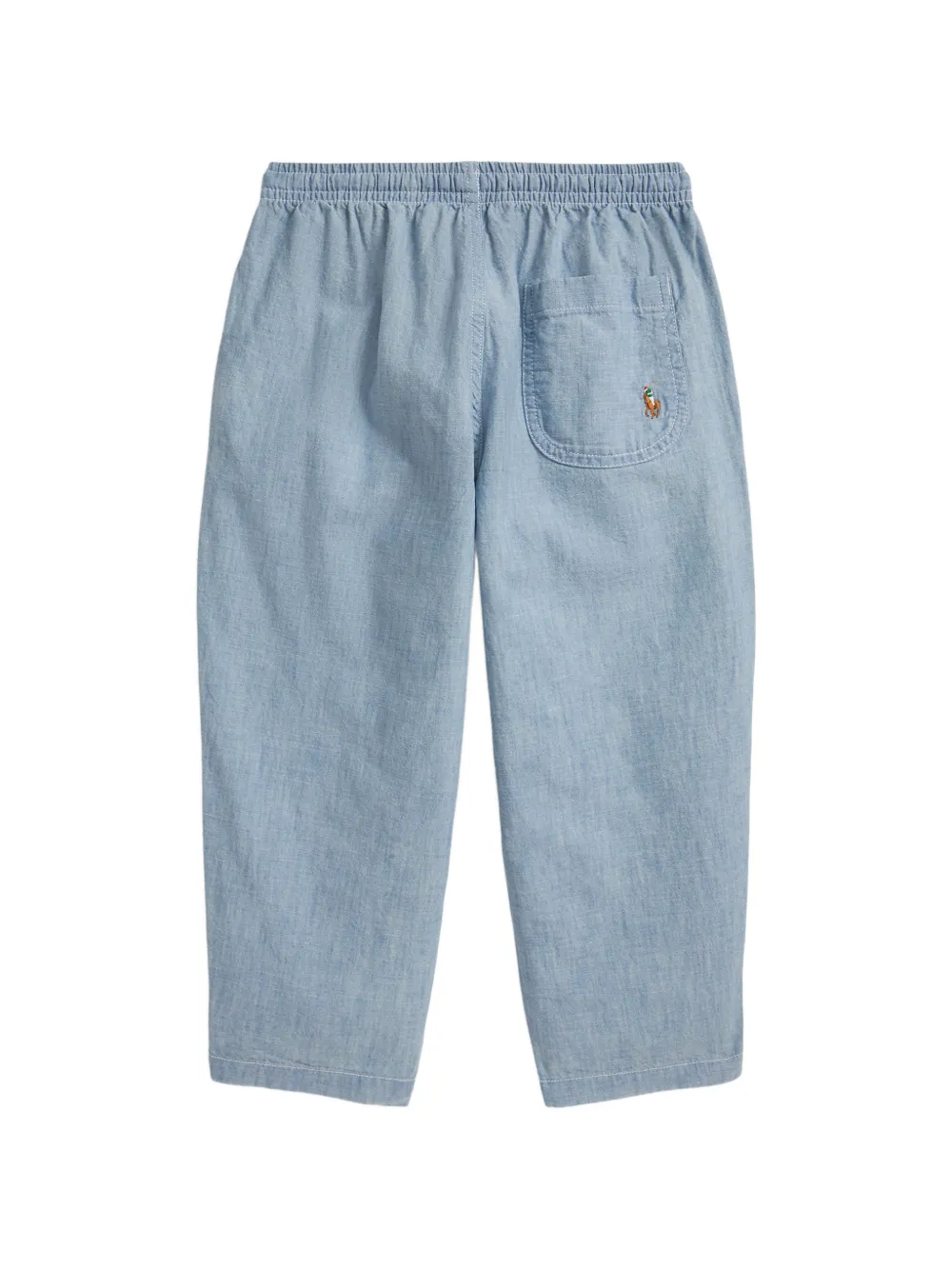 POLO RALPH LAUREN KIDS Chambray broek met trekkoord Blauw