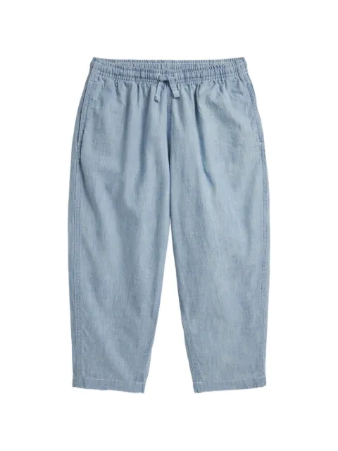 POLO RALPH LAUREN KIDS 드로스트링 샴브레이 팬츠