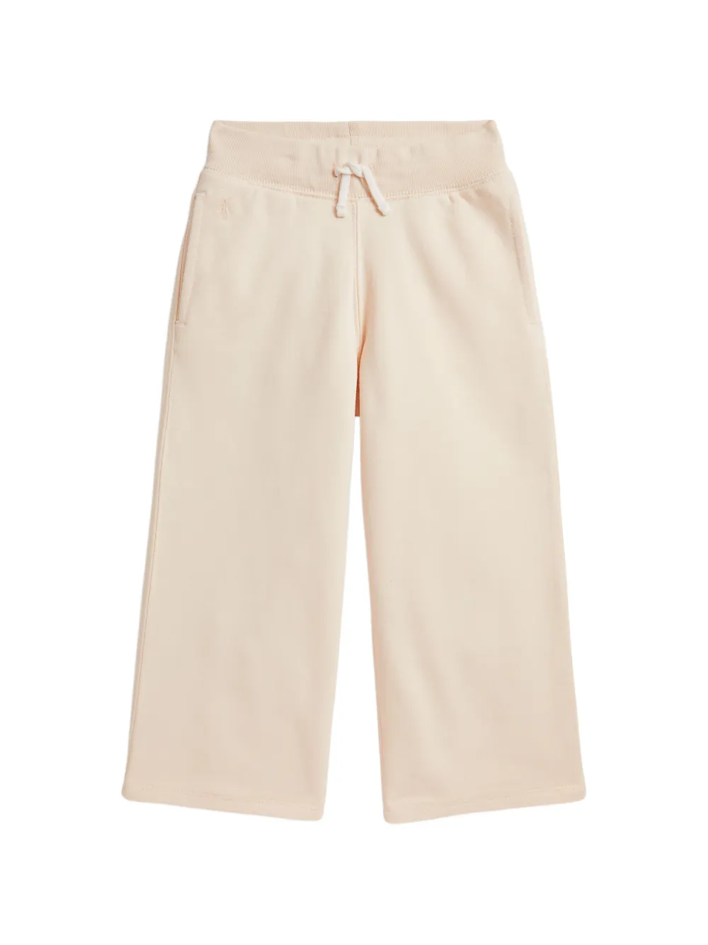 POLO RALPH LAUREN KIDS drawstring wide-leg track trousers - Toni neutri