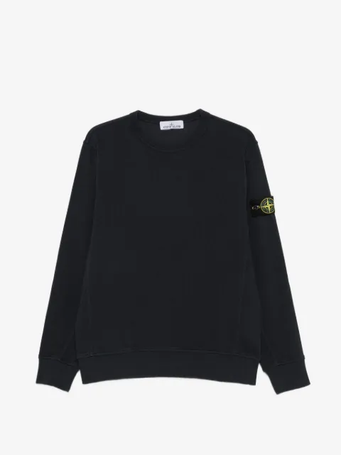Stone Island logo-patch sweatshirt