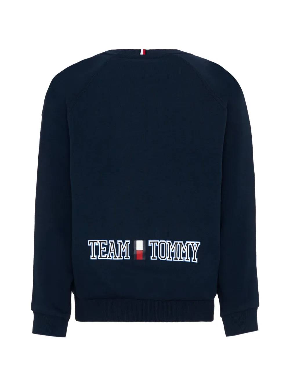 Tommy Hilfiger Junior Trui met geborduurd logo Blauw