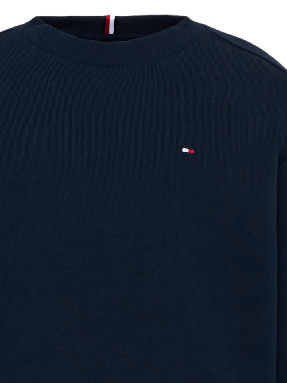 Tommy Hilfiger Junior Trui met geborduurd logo Blauw