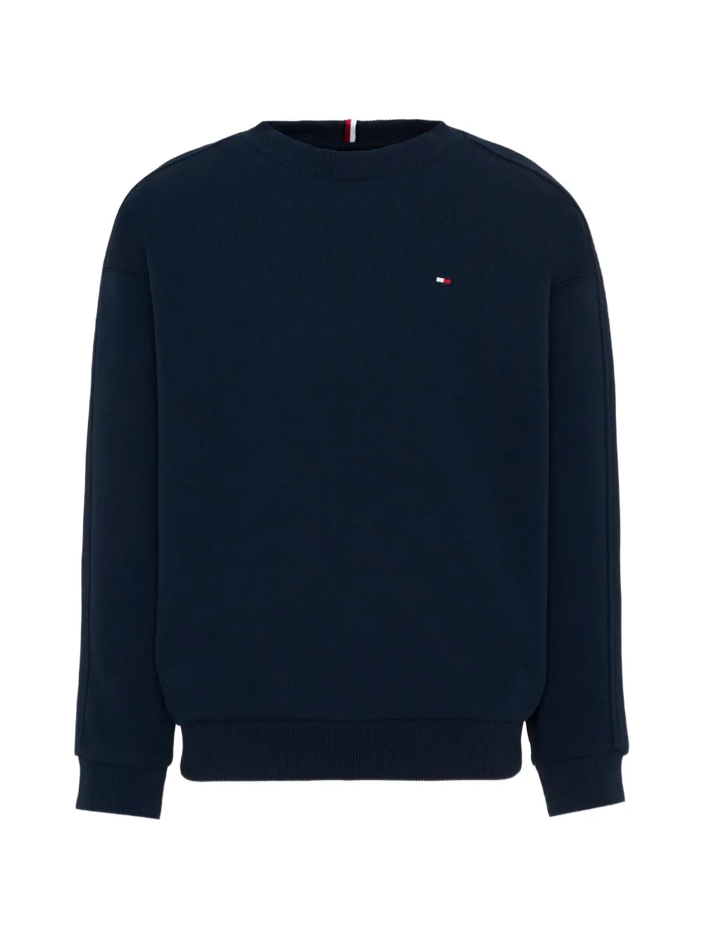 Tommy Hilfiger Junior logo-embroidered sweater - Blau