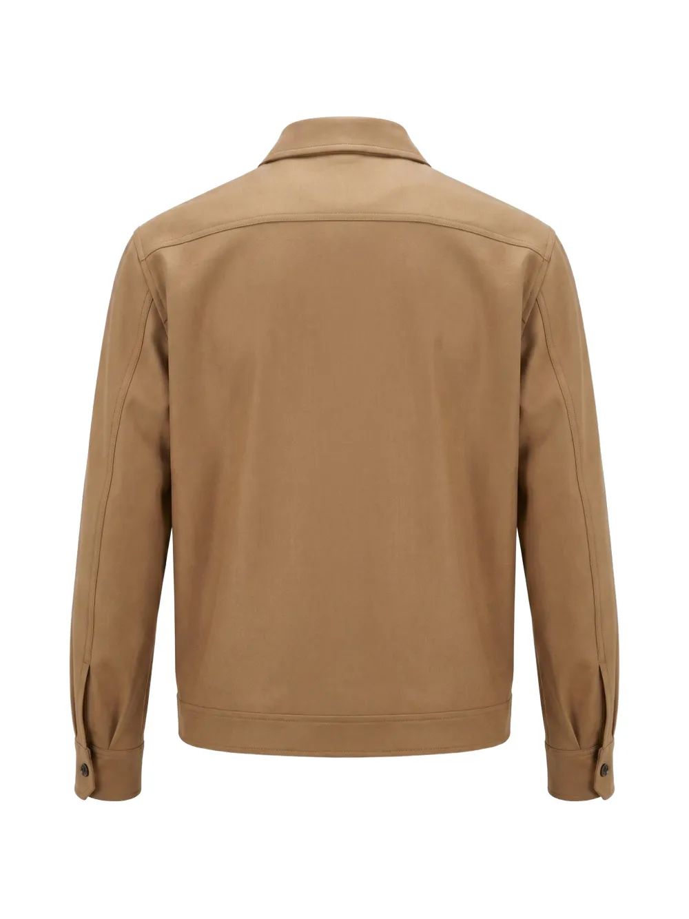 Lardini button-down Wool Shirt Jacket | Brown | FARFETCH