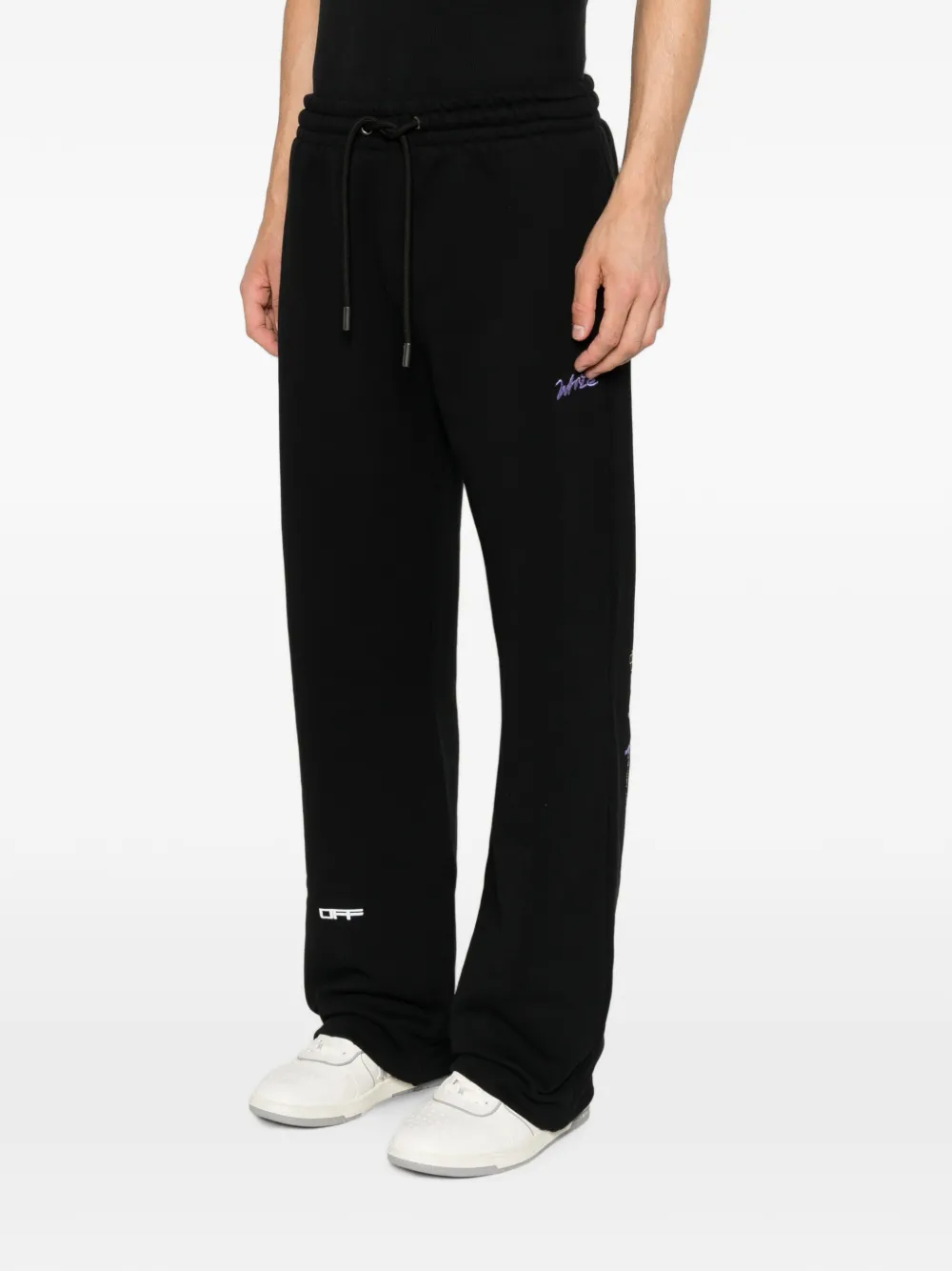 Off-White Trainingsbroek met print Zwart