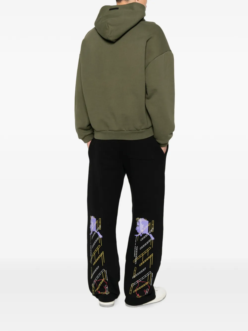 Off-White Trainingsbroek met print Zwart