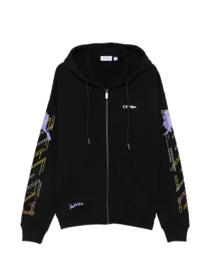 Off-White Fresco Arrow Hoodie | Black | FARFETCH CA