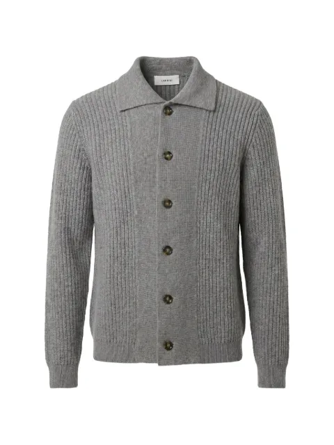 Lardini ribbed-knit wool cardigan