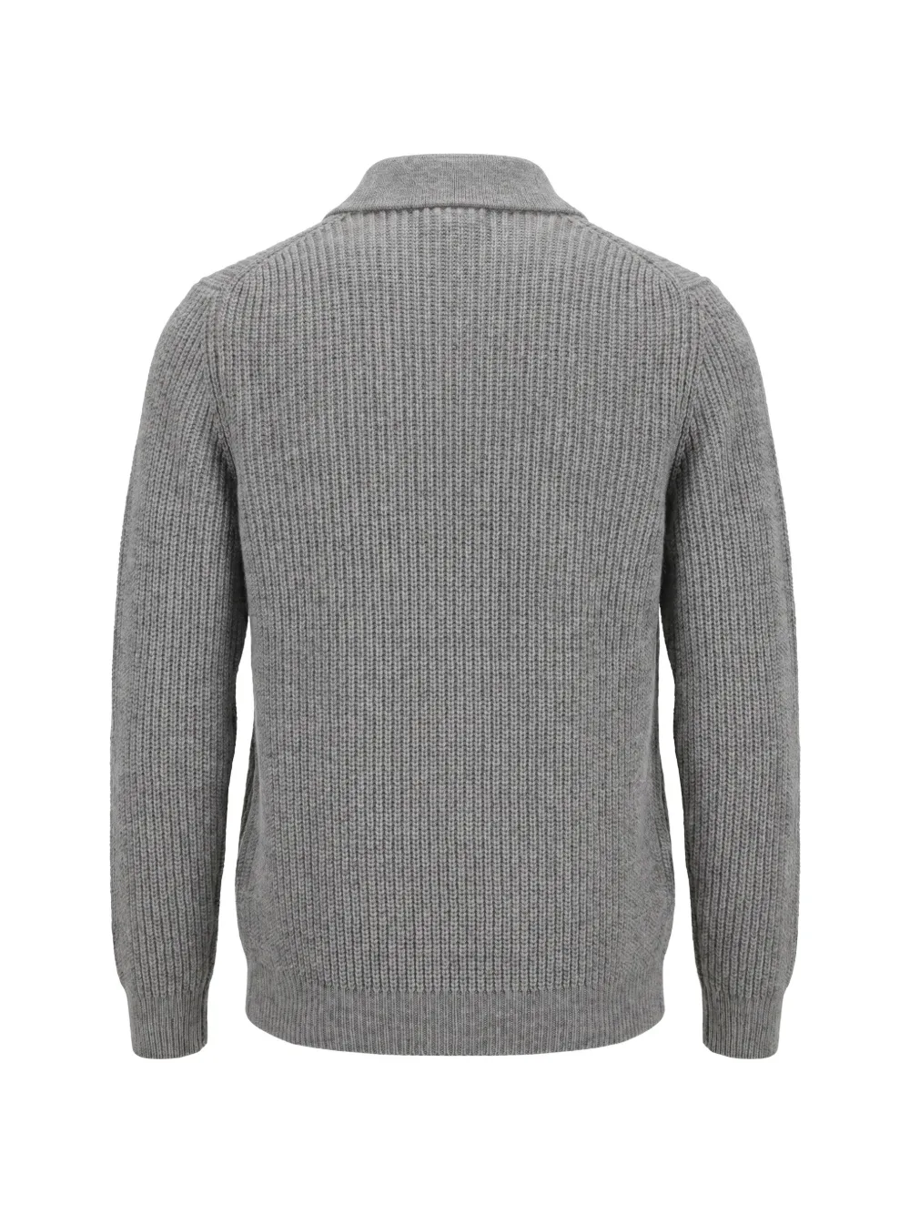 Lardini ribbed-knit wool cardigan Grijs