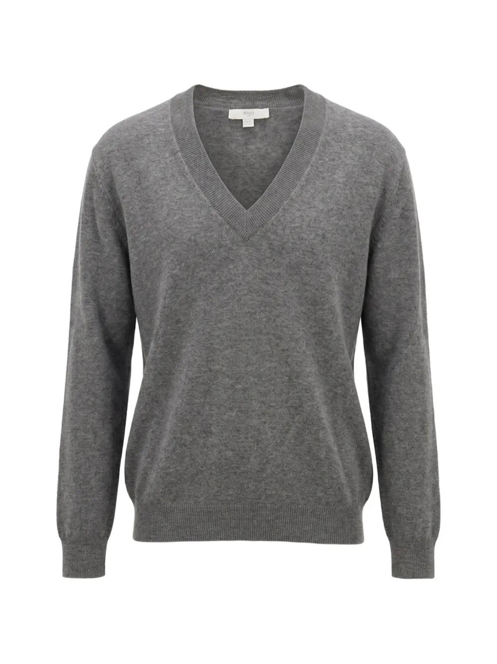 Malo V-neck cashmere sweater - Grau