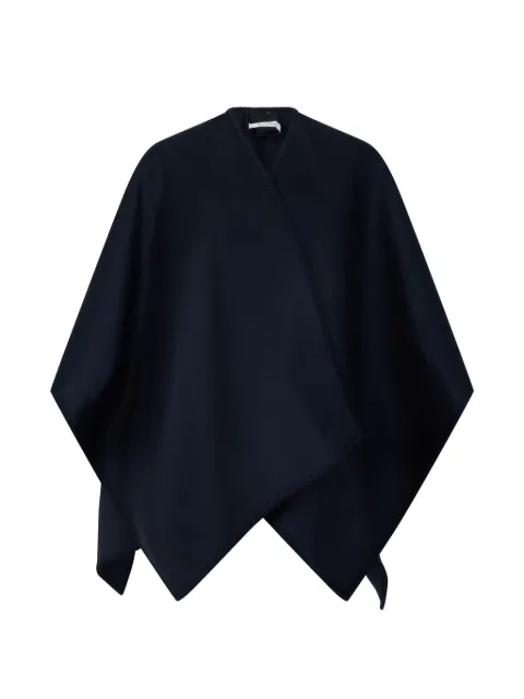 Max Mara chamarra estilo capa con costuras de frazada
