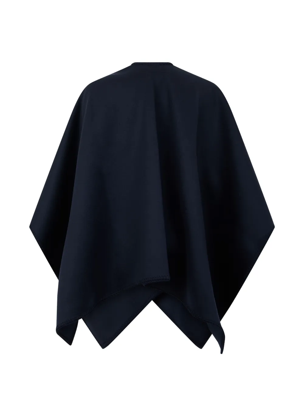 Max Mara Jack met cape en stiksels Blauw