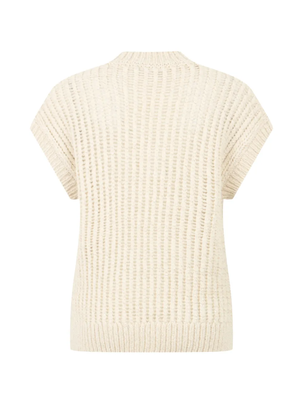 Peserico Hemd met V-hals Beige