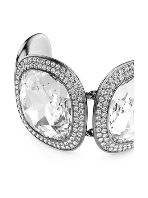 Swarovski Una Angelic crystal-embellished curb-chain bracelet