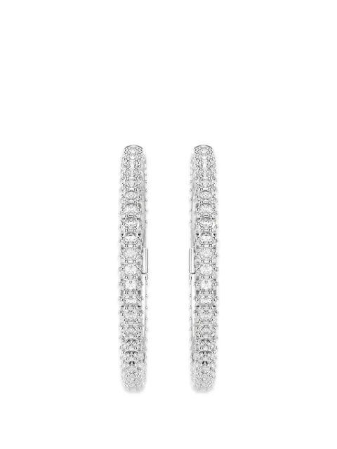Swarovski Dextera crystal-embellished hoop earrings