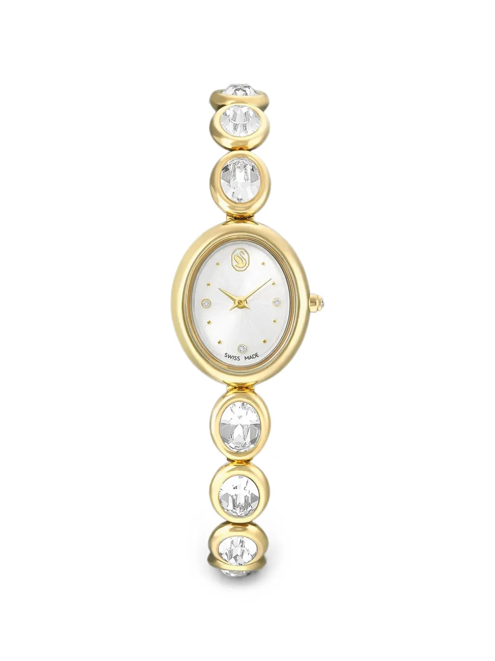 Swarovski crystal-embellished 25mm watch - Bianco