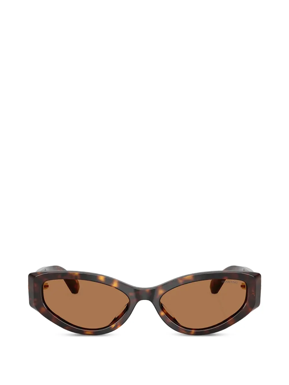 Swarovski Eyewear Sonnenbrille mit Kristallen - Braun