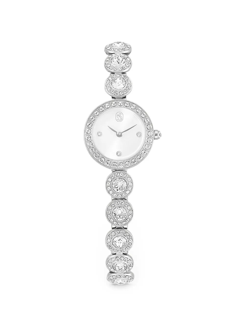 Swarovski crystal-embellished 20mm watch - Bianco