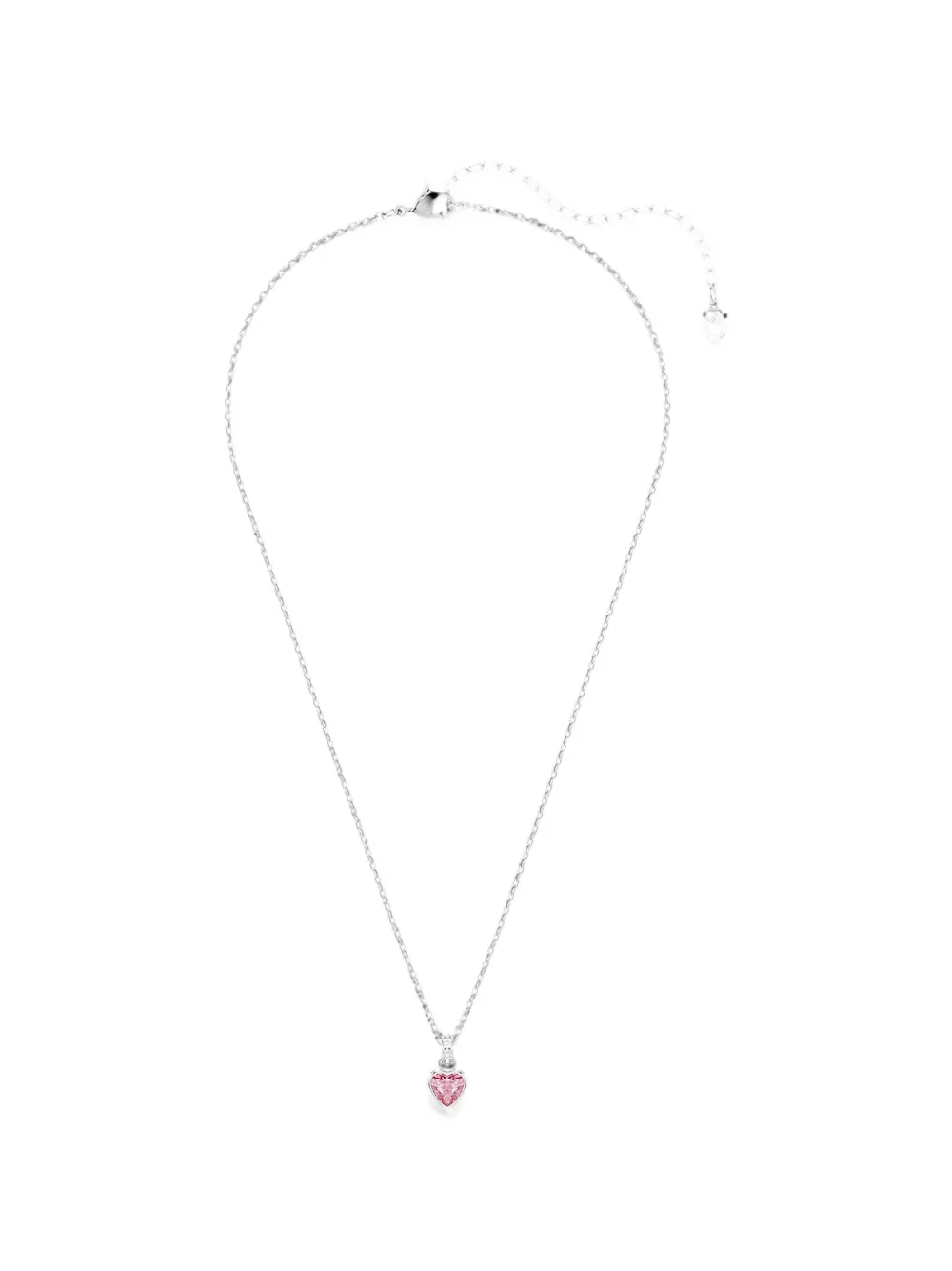 Swarovski heart-pendant necklace - Silber