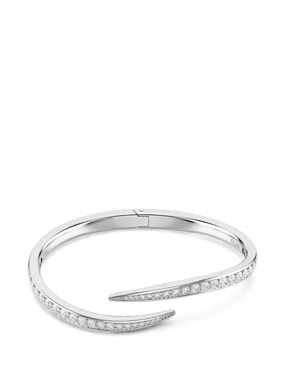 Swarovski crystal-embellished bangle bracelet - Argento