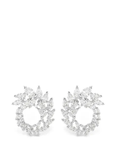 Swarovski crystal-embellished earrings