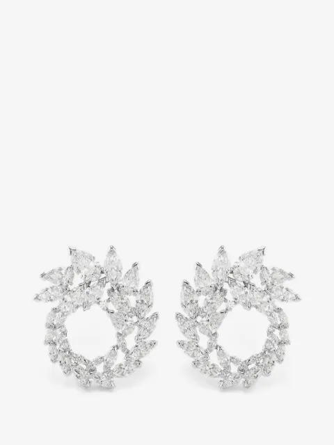 Swarovski crystal-embellished earrings