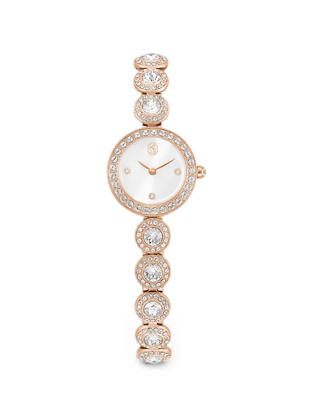 Swarovski crystal-embellished 20mm watch - Bianco