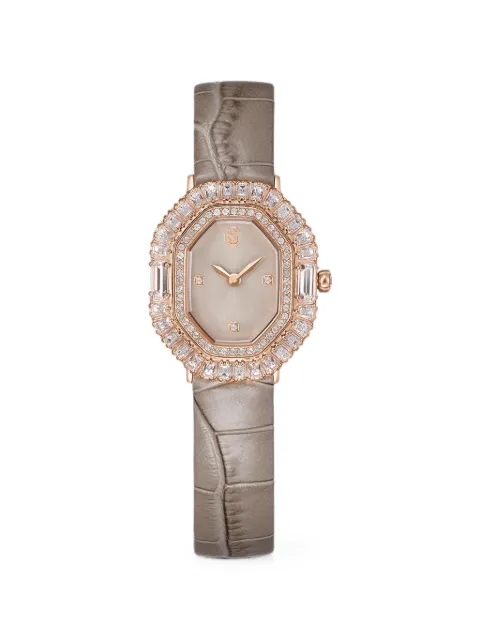 Swarovski Matrix octagonal crystal-embellished 30mm watch