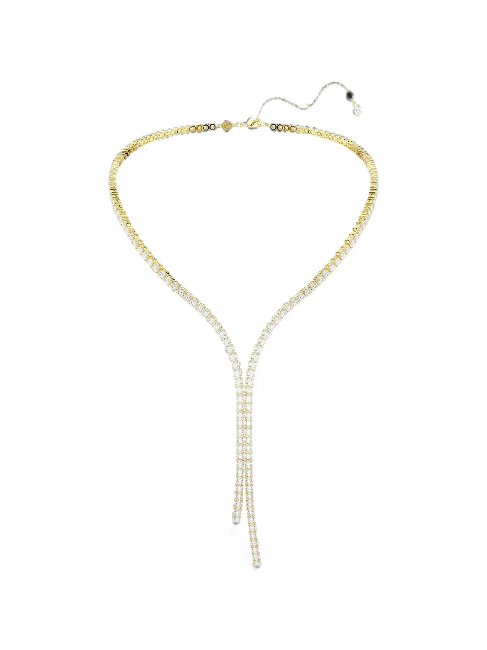 Swarovski crystal-embellished Y-shape necklace - Oro