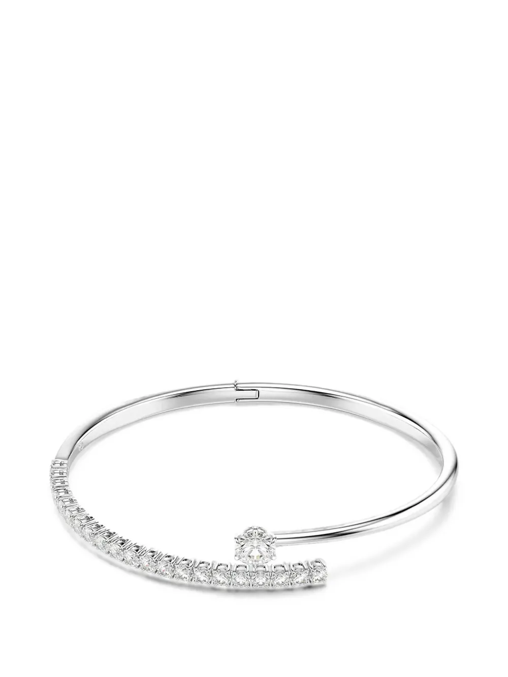 Swarovski Matrix Armband mit Kristallen - Silber