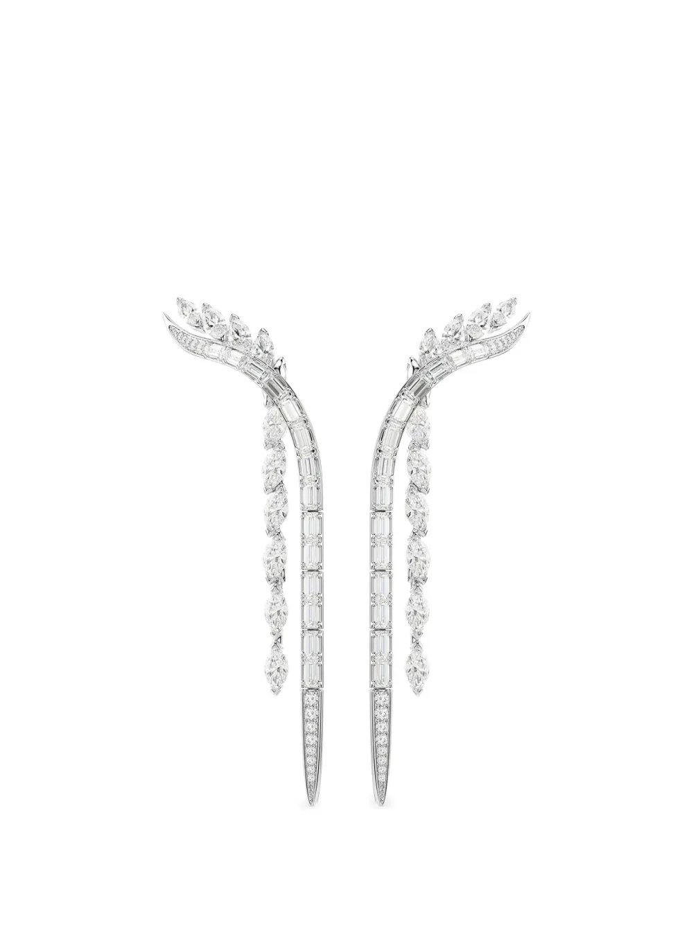 Swarovski Mesmera crystal-embellished drop earrings · OS
