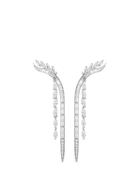 Swarovski Mesmera crystal-embellished drop earrings