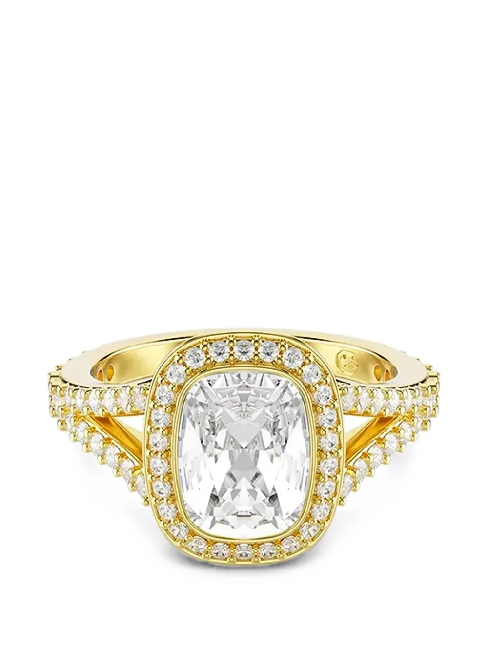 Swarovski cushion-cut ring - Oro