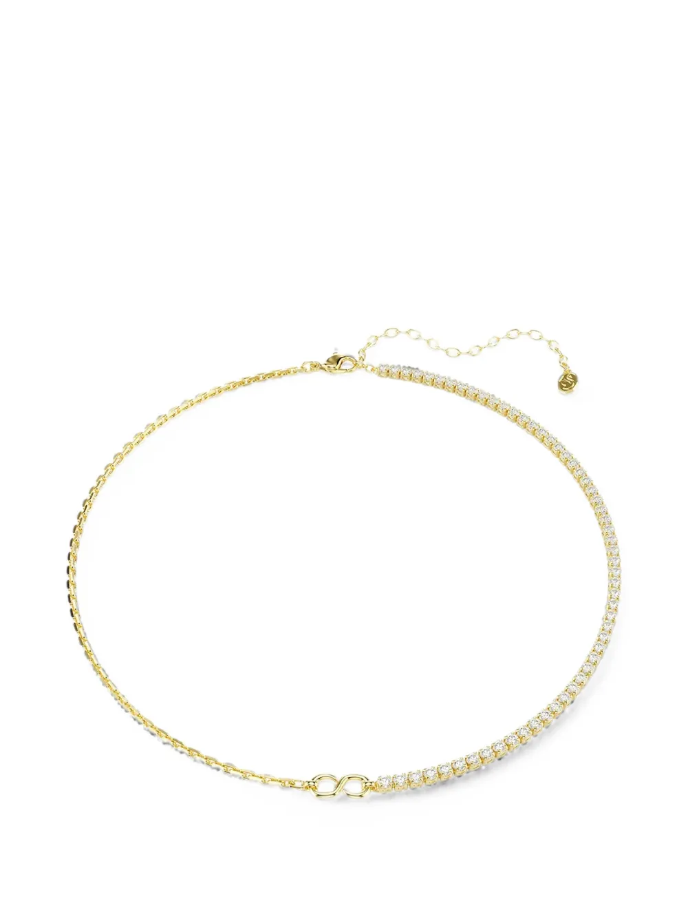 Swarovski Halskette mit Infinity-Anhänger - Gold