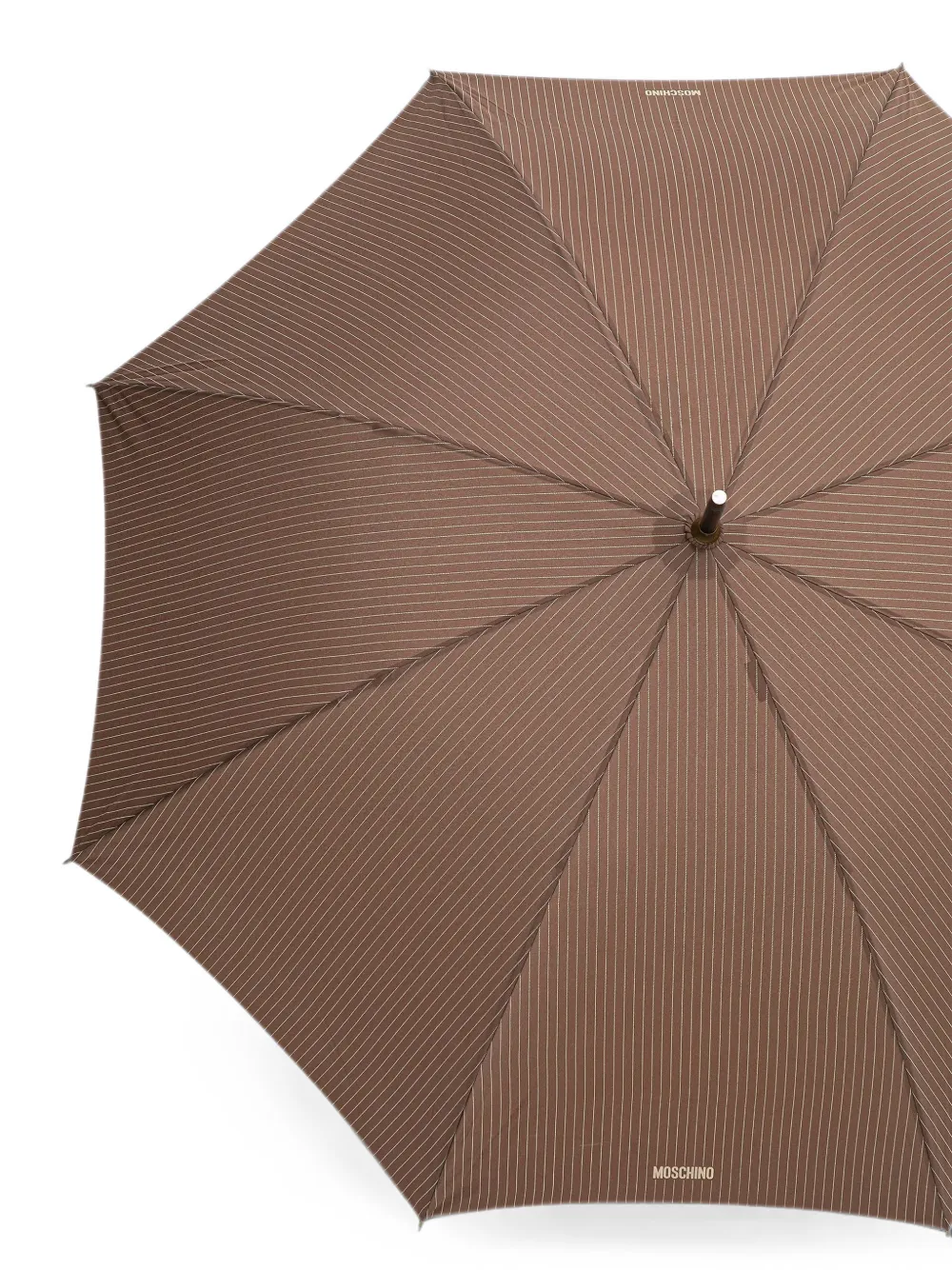 Moschino pinstripe-print umbrella Bruin