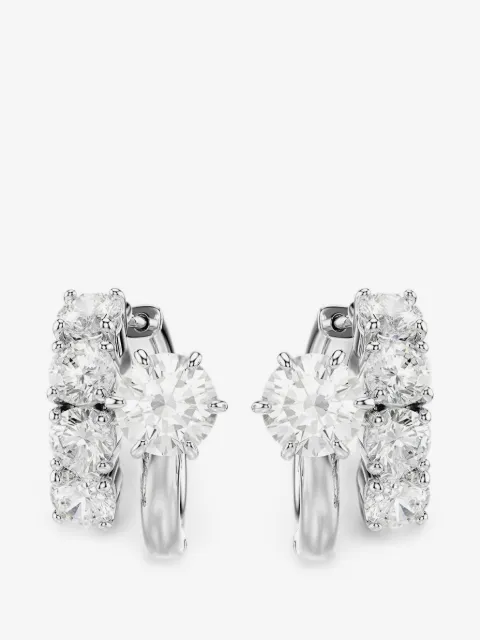 Swarovski Matrix hoop earrings