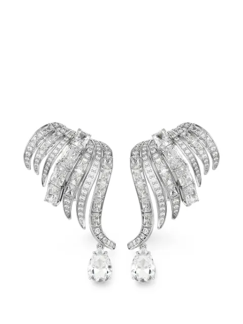 Swarovski Vienna wing-motif earrings
